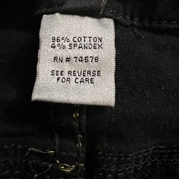 CACHE CONTOUR COLLECTION VINTAGE Black Boot Cut denim Jeans Pants 0 - Picture 9 of 10